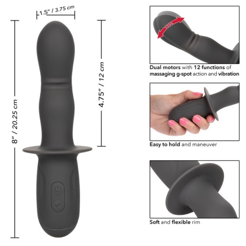 CEN - Ramrod Rocking Vibro Dildo - Black photo