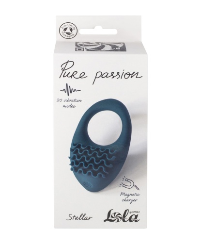 Lola Games - Pure Passion Stella 震動式陰莖環 - 綠色 照片