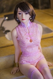 Evelyn 日系纖瘦身型古典大氣短髮女孩 附口交超柔軟TPE仿真性愛娃娃 148 cm 照片