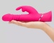 Happy Rabbit - Thrusting Realistic Rabbit 推撞式双重摩打G点连阴蒂刺激兔仔震动按摩棒 - 粉色 照片-2