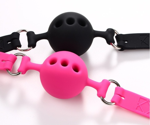 MT - Breathable Ball Gag - Black photo