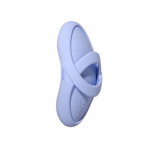 SVAKOM - Echo 2 APP控制柔軟指尖震動器 - 天藍色 照片