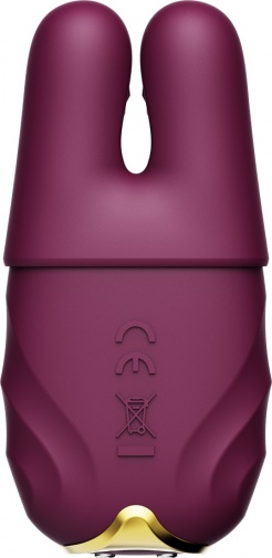 Zalo - Nave APP Vibro Nipple Clamps - Velvet Purple photo