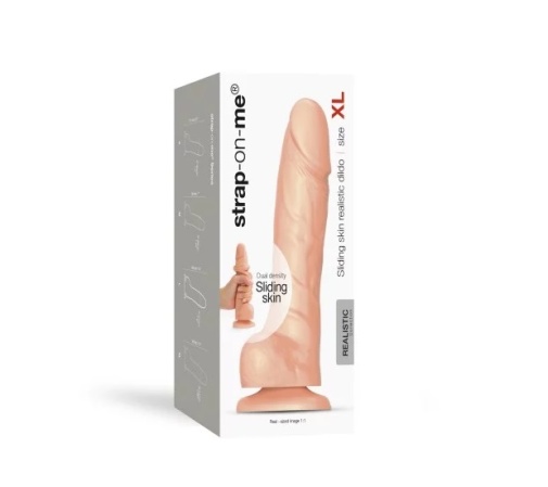 Strap-On-Me - Sliding Skin Dildo XL - Vanilla photo